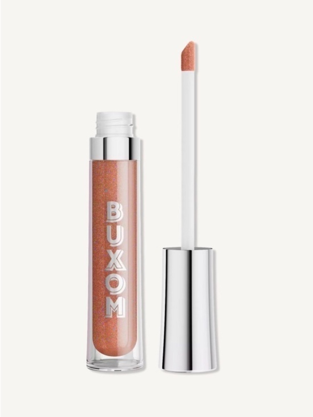 Buxom SARINA Shimmer Lip Gloss in Peach Sparkle